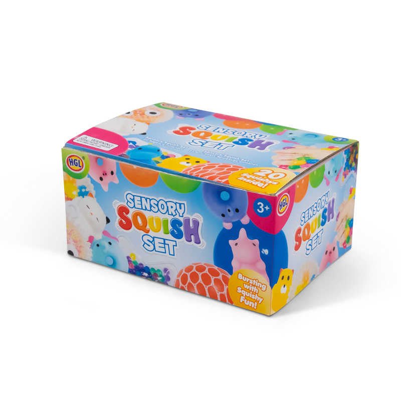 Sensory Squish Set - 20 Fidget Toy Favourites - Spiffy - The Happiness Shop