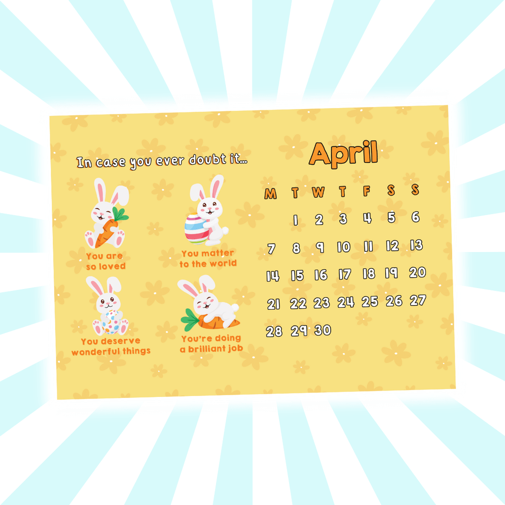 Spiffy's Happy New Year 2025 A5 Desktop Charity Calendar - Spiffy - The Happiness Shop