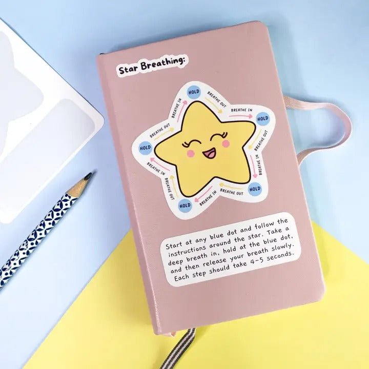 Star Breathing Sticker Sheet - Spiffy - The Happiness Shop