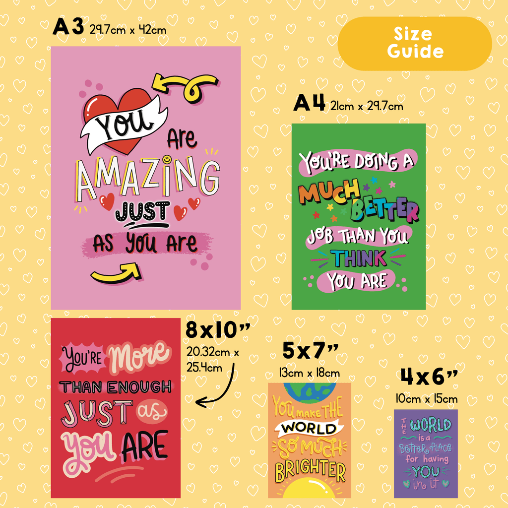 Surprise Print Bundle - You choose the size, we choose the designs! - Spiffy - The Happiness Shop