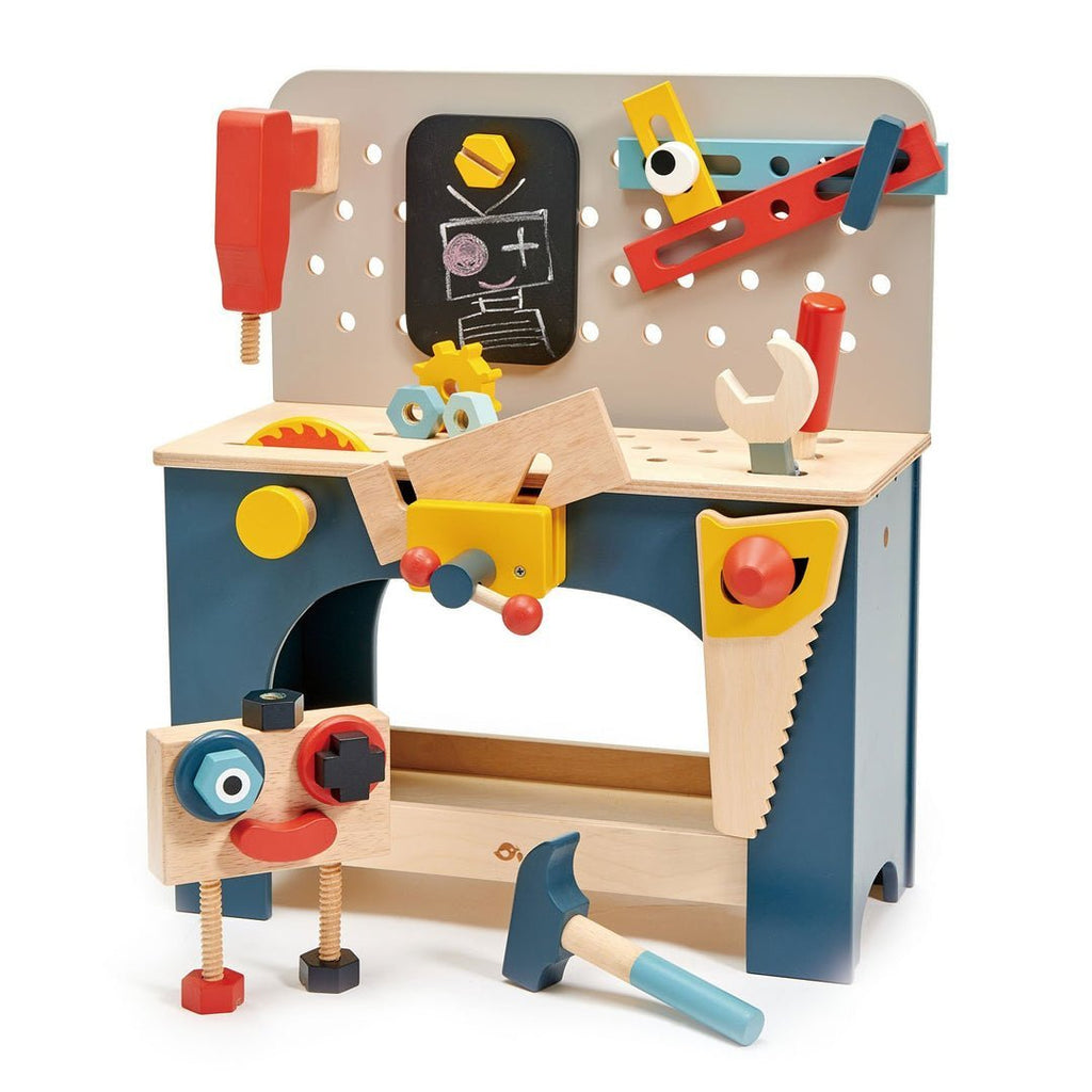 Table Top Tool Bench - Wooden DIY Role Play Set - Spiffy - The Happiness Shop