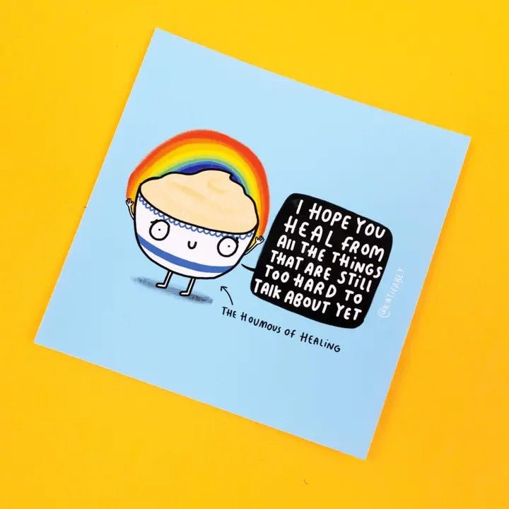 The Houmous of Healing Vinyl Sticker - Spiffy - The Happiness Shop