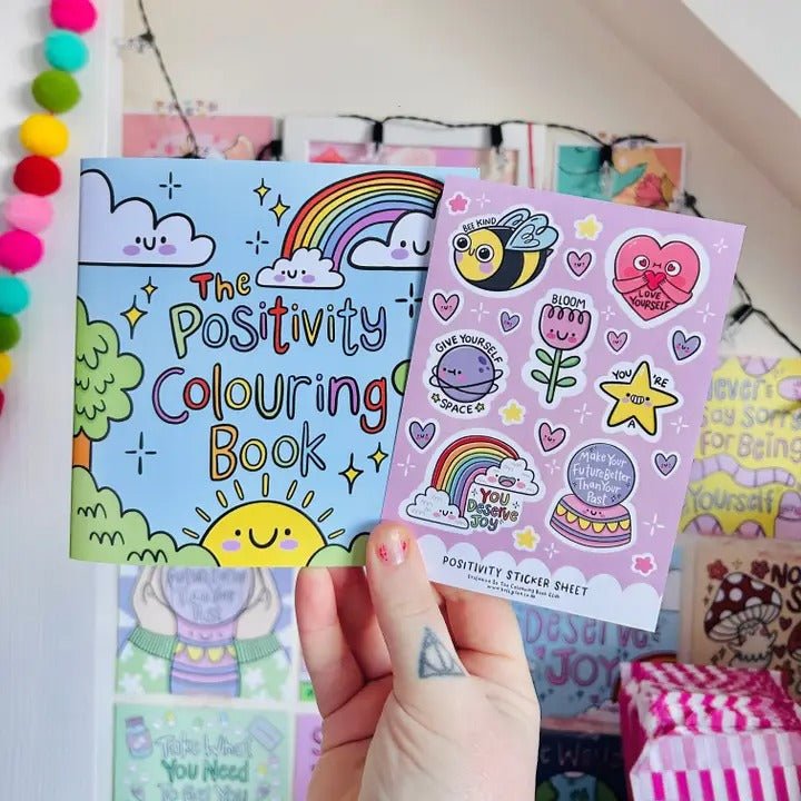 The Positivity Colouring Book - Spiffy - The Happiness Shop