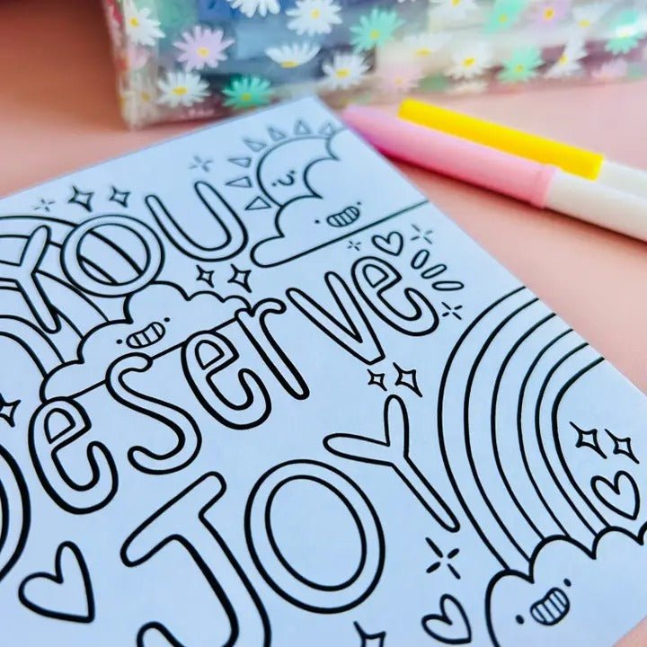 The Positivity Colouring Book - Spiffy - The Happiness Shop