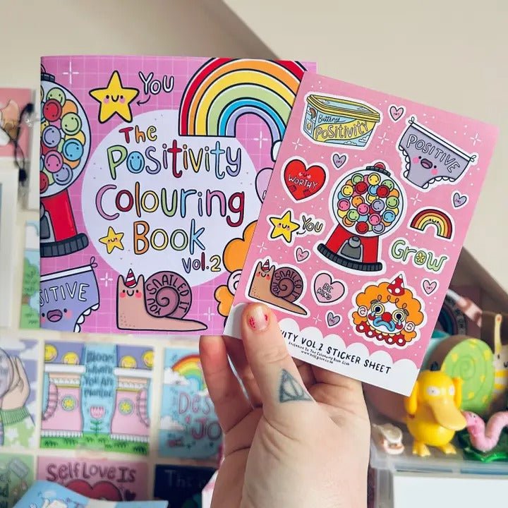 The Positivity Colouring Book Vol.2 - Spiffy - The Happiness Shop