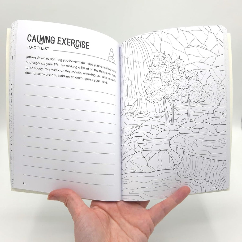The Stress Less Activity Book: Soothing Puzzles to Help You Unwind - Spiffy - The Happiness Shop