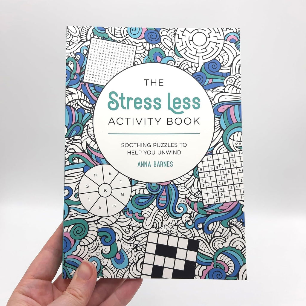 The Stress Less Activity Book: Soothing Puzzles to Help You Unwind - Spiffy - The Happiness Shop