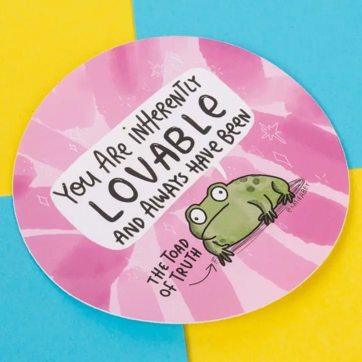 The Toad of Truth Vinyl Sticker - Spiffy - The Happiness Shop