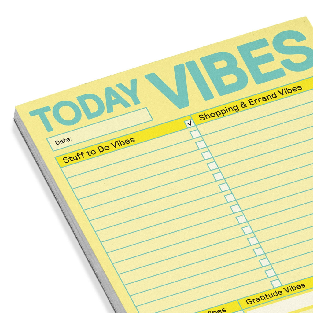 Today Vibes - Self - Care Notepad - Spiffy - The Happiness Shop