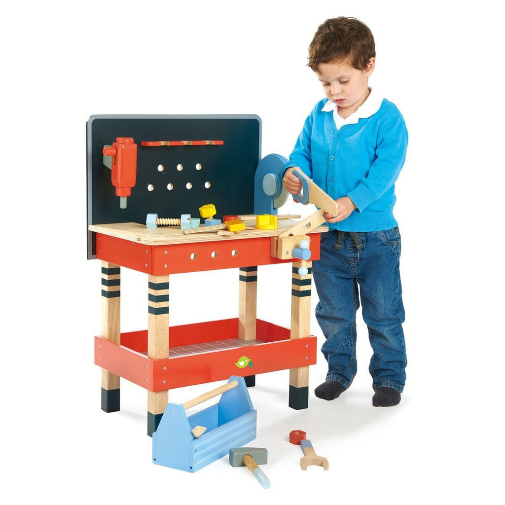 Tool Bench - Wooden DIY Role Play Toy Set - Spiffy - The Happiness Shop