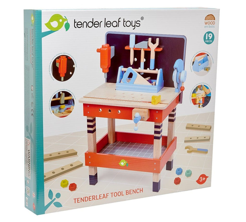 Tool Bench - Wooden DIY Role Play Toy Set - Spiffy - The Happiness Shop