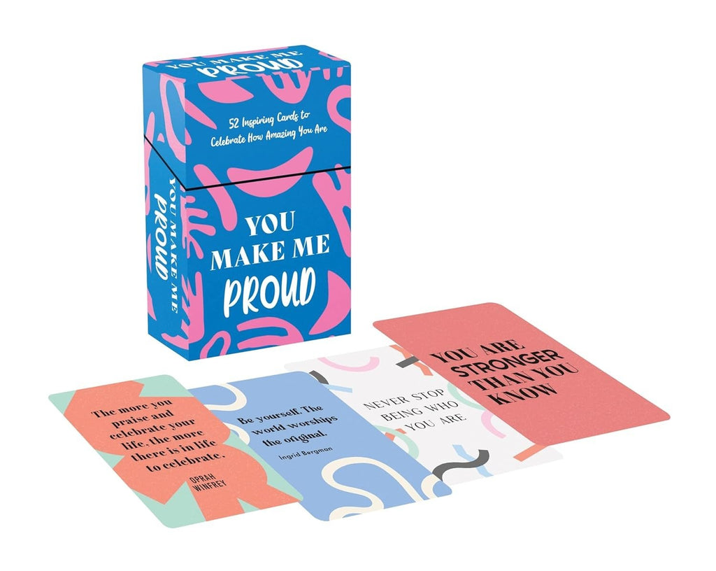 You Make Me Proud: 52 Inspiring Cards and Booklet to Celebrate How Amazing You Are - Spiffy - The Happiness Shop