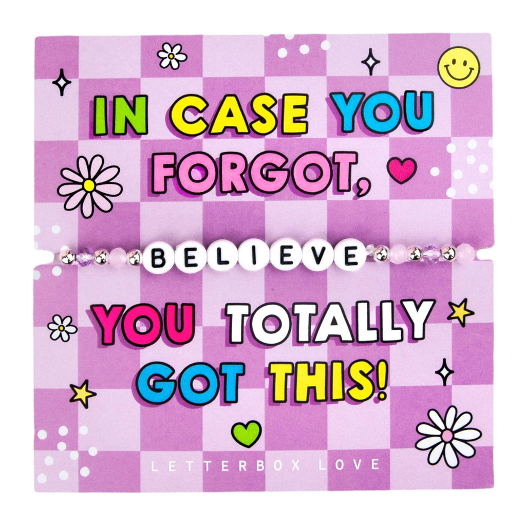 You Totally Got This - Believe Beaded Bracelet - Spiffy - The Happiness Shop