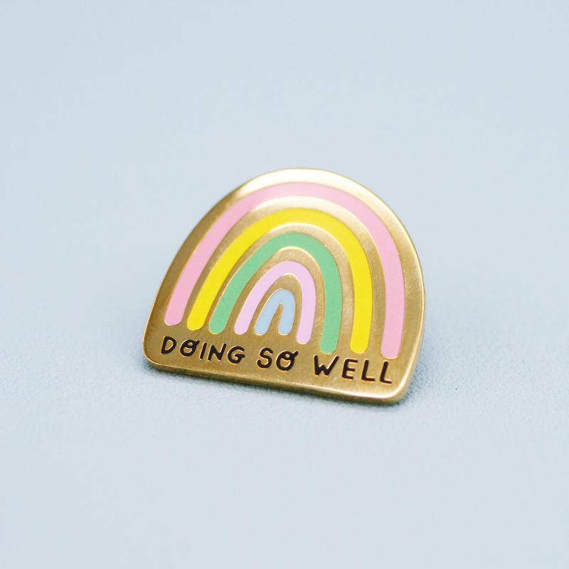 Doing So Well - Enamel Pin by Jess Rachel Sharp - Spiffy