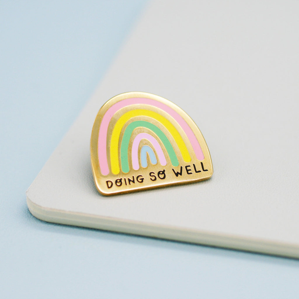 Doing So Well - Enamel Pin by Jess Rachel Sharp - Spiffy