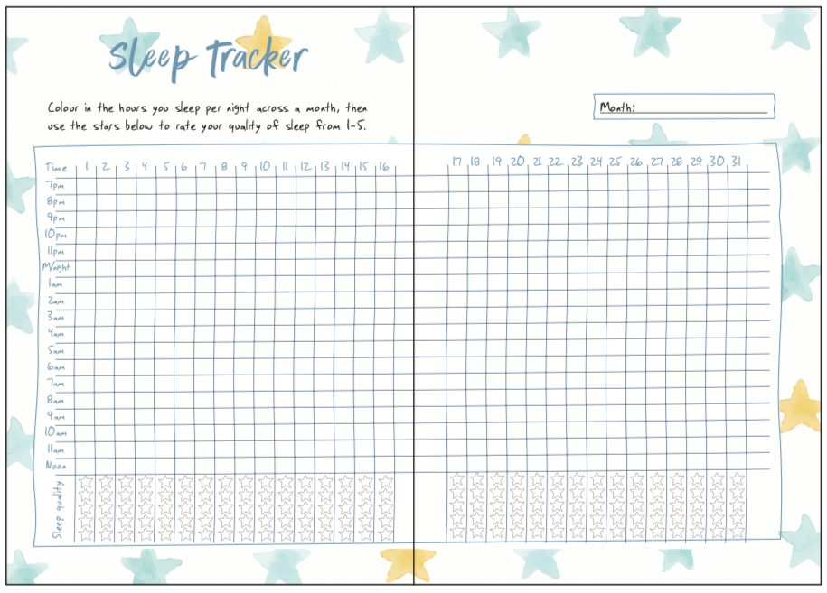 My Sleep Tracker (Book by Anna Barnes) - Spiffy