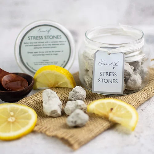 Stress Stones - Natural Lava Rock Infused with Essential Oils - Spiffy