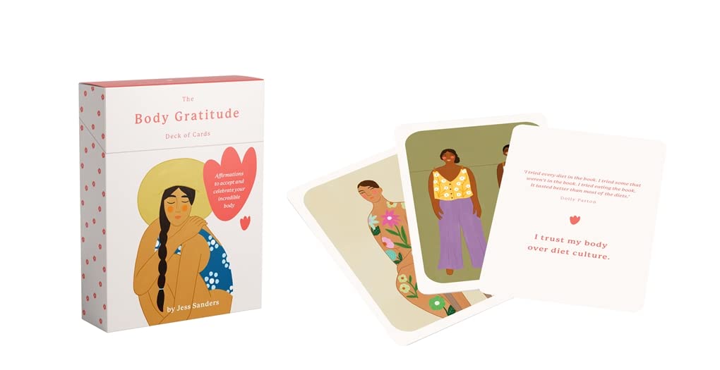 The Body Gratitude Deck of Cards: Affirmations to Accept and Celebrate Your Incredible Body - Spiffy