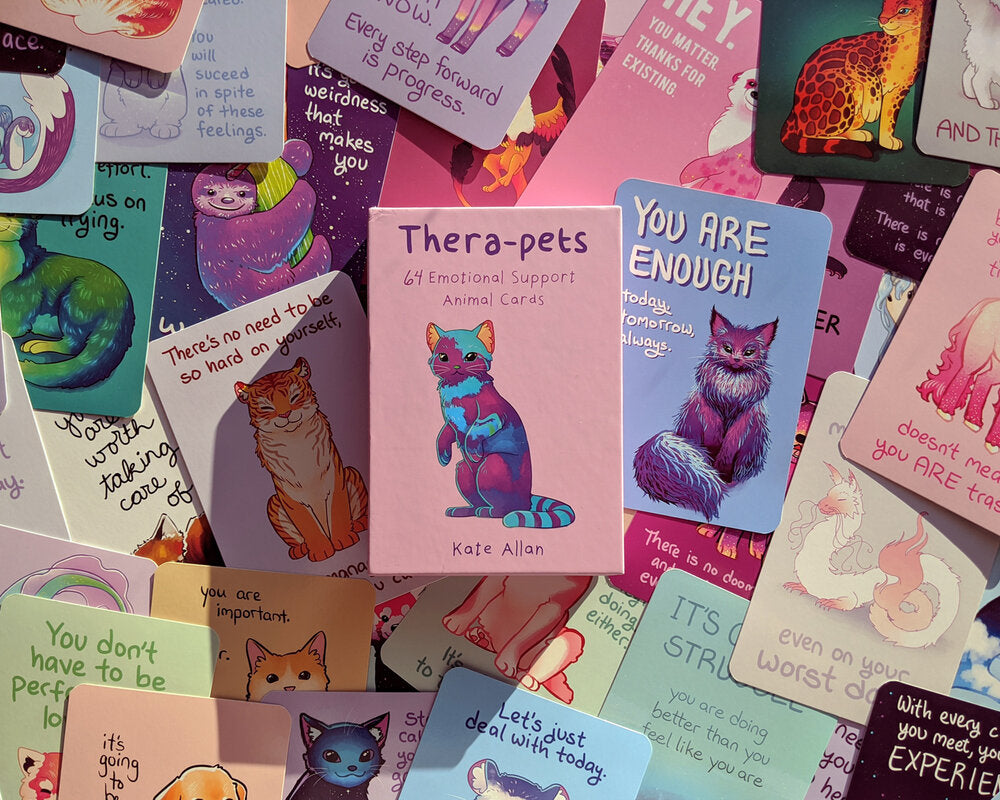 Thera-Pets: 64 Emotional Support Animal Cards (by Kate Allan