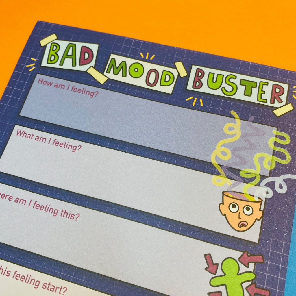 Bad Mood Buster A5 Notepad - 100 pages - Spiffy - The Happiness Shop