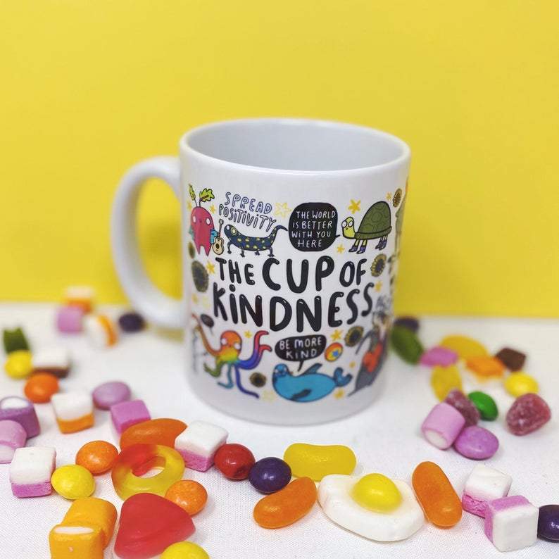 Cup of Kindness Mug by Katie Abey - Spiffy - The Happiness Shop