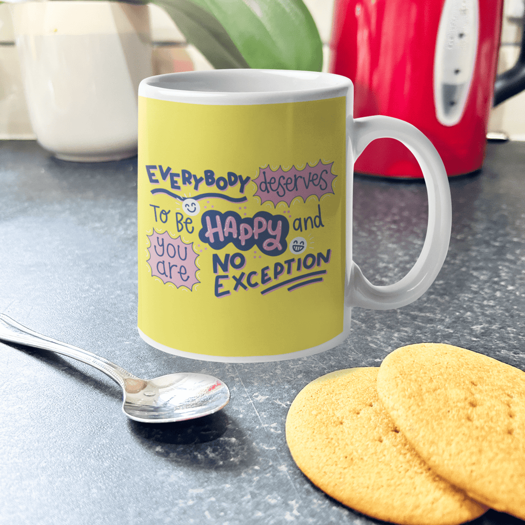Deserve Happy Mug - Spiffy - The Happiness Shop