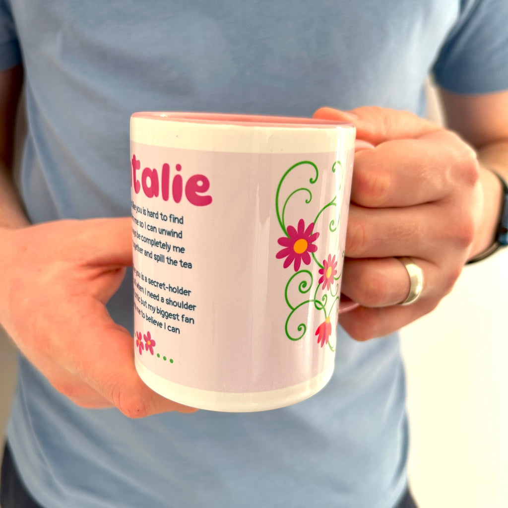 Friend Like You Poem - Personalised Friendship Mug with Name - Spiffy - The Happiness Shop
