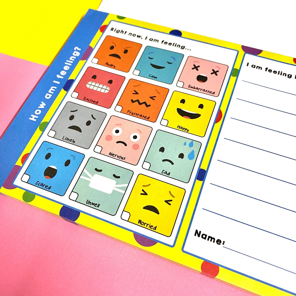 How Am I Feeling? A5 Notepad - 100 pages - Spiffy - The Happiness Shop