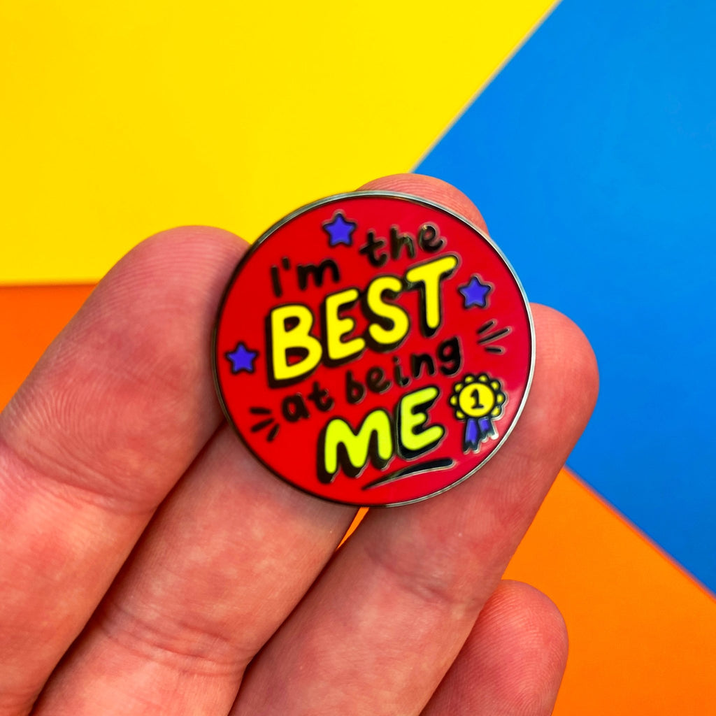 I'm the Best at Being Me Kidscape Charity Enamel Pin - Spiffy - The Happiness Shop