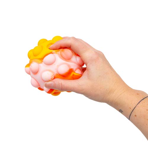Mega Push Poppers Fidget Ball (10cm) - Spiffy - The Happiness Shop