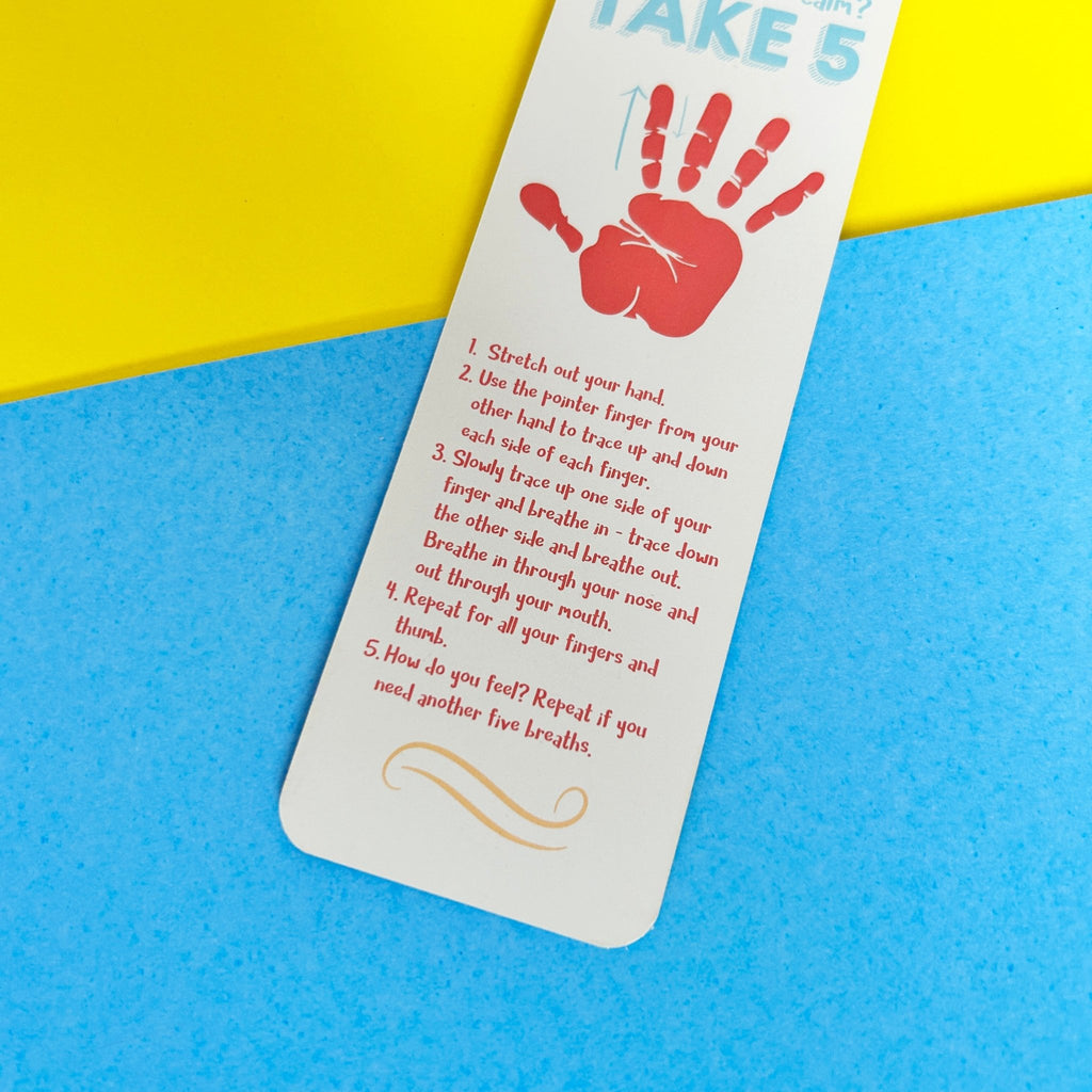 Mind, Eyes and Heart Self-Care Bookmark with Tassel - Spiffy - The Happiness Shop