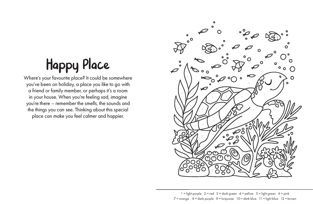 Mindful Colouring by Numbers for Kids - Spiffy - The Happiness Shop