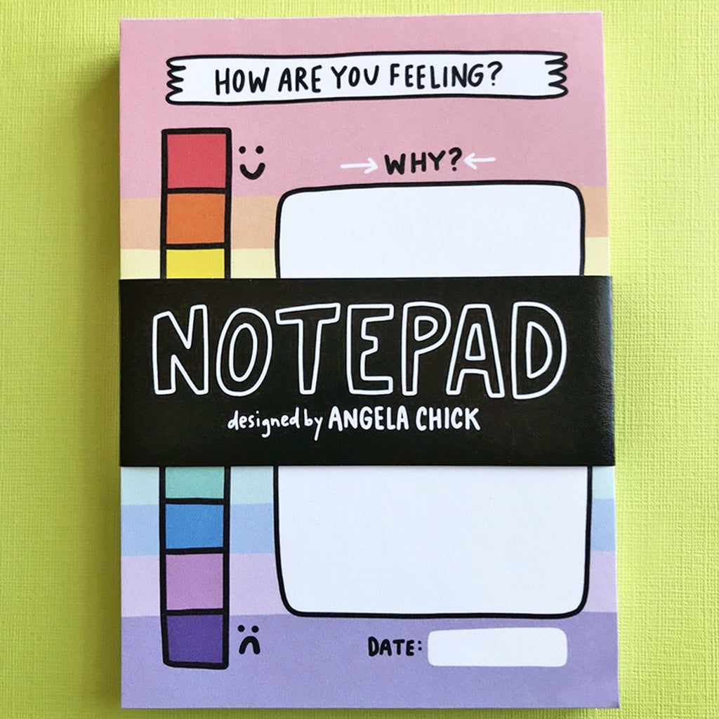 My Mood Tracker Notepad by Angela Chick - Spiffy - The Happiness Shop