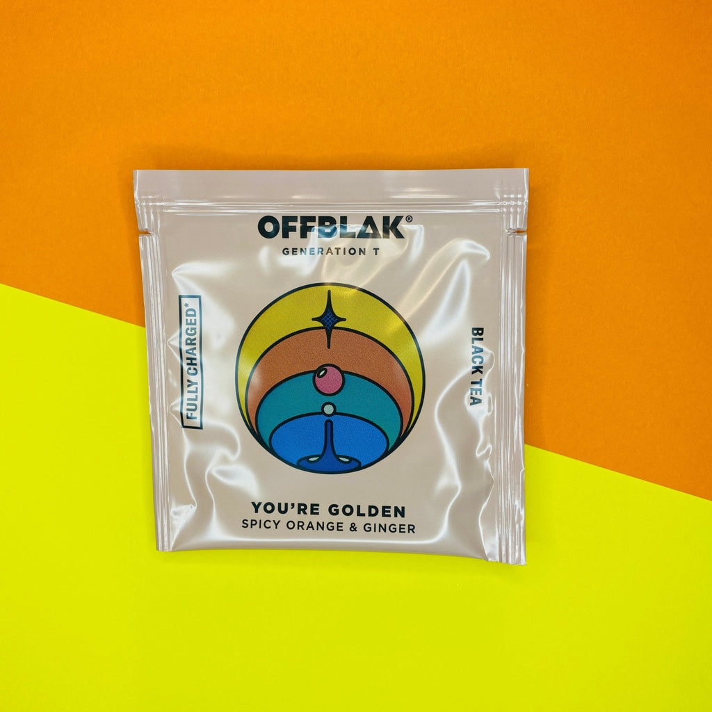 OffBlak You're Golden Individual Tea Bag - Spiffy - The Happiness Shop