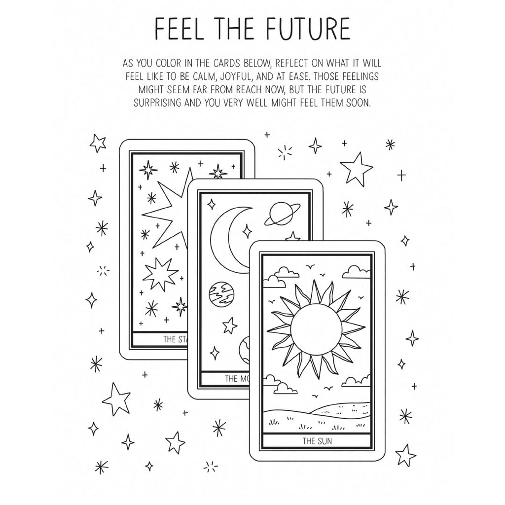 Out Of Your Mind: A Journal and Colouring Book to Distract Your Anxious Mind (by Dani Dipirro @positivelypresent - Spiffy - The Happiness Shop