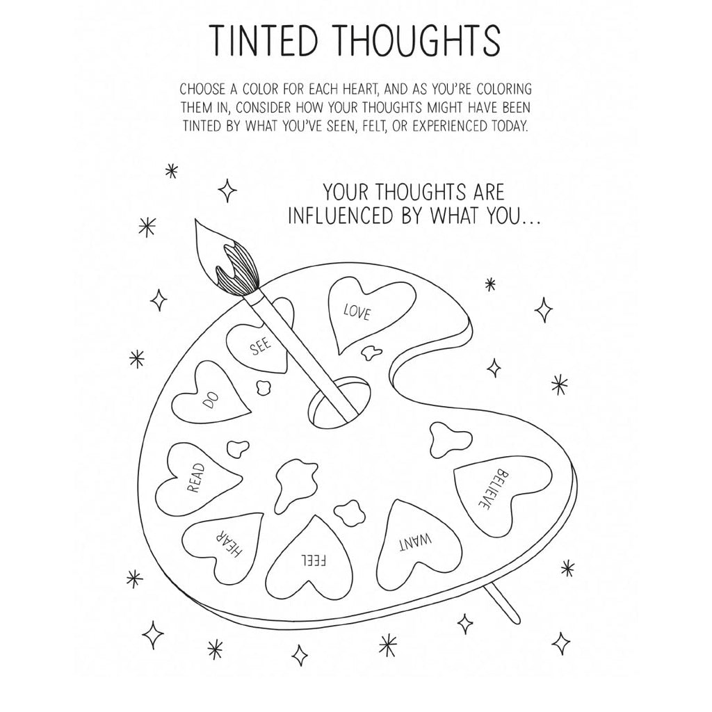 Out Of Your Mind: A Journal and Colouring Book to Distract Your Anxious Mind (by Dani Dipirro @positivelypresent - Spiffy - The Happiness Shop