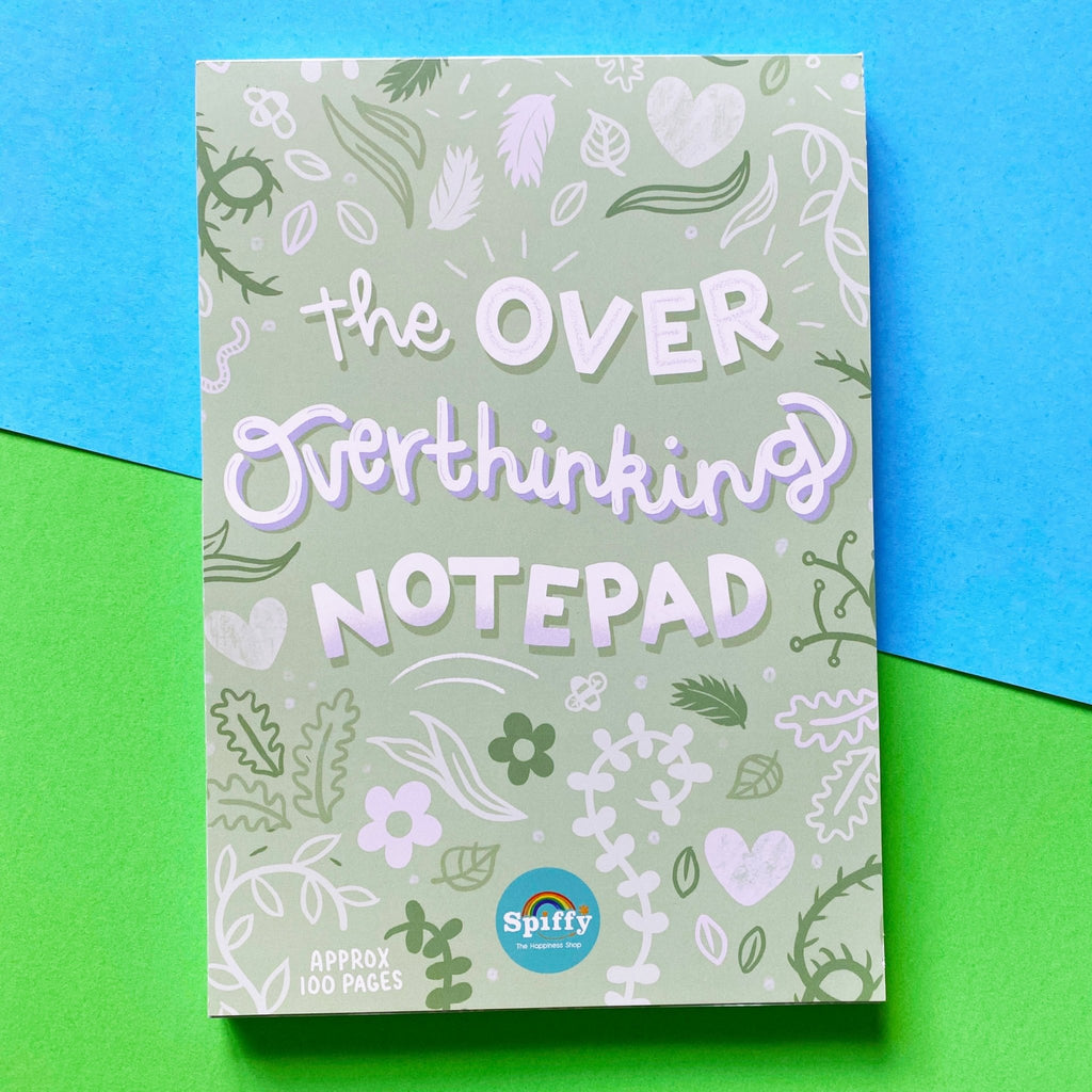 Over Overthinking A5 Notepad - Spiffy - The Happiness Shop