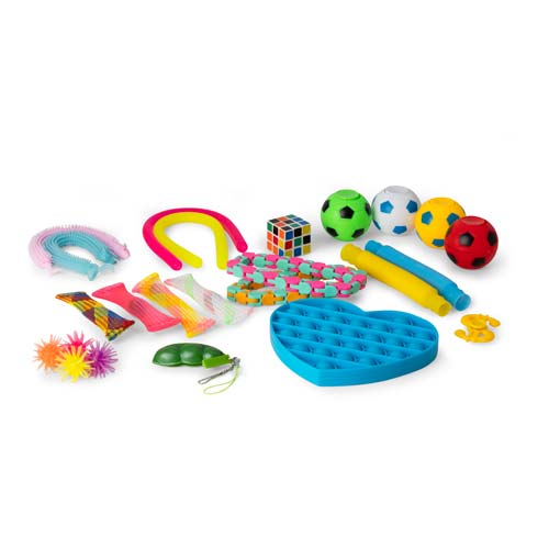 Personalised Metal Sensory Box (includes fidget toy bundle) - Spiffy - The Happiness Shop