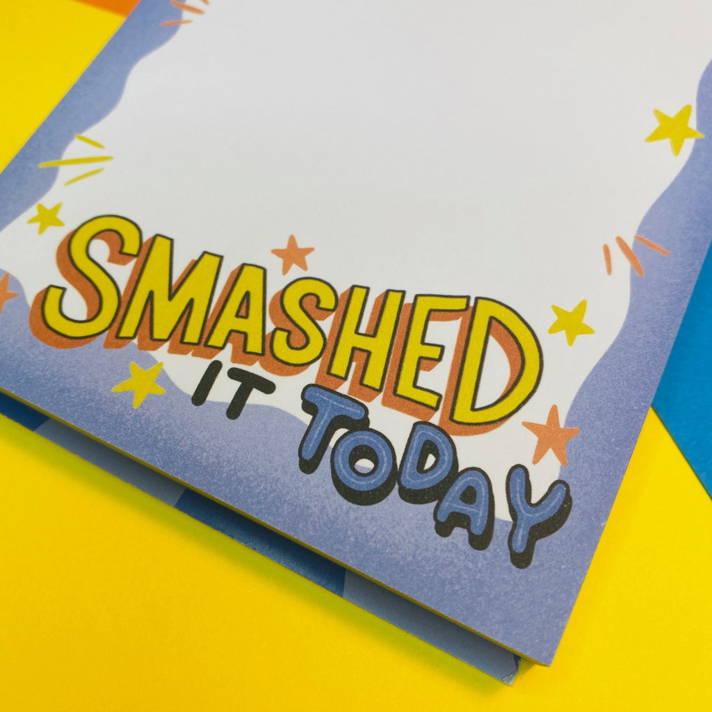 Reasons I Smashed It Today! A6 Gratitude Notepad - 100 pages - Spiffy - The Happiness Shop
