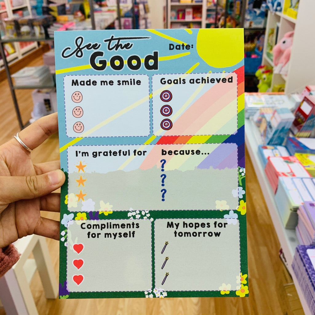 See the Good A5 Notepad - 50 pages - Spiffy - The Happiness Shop