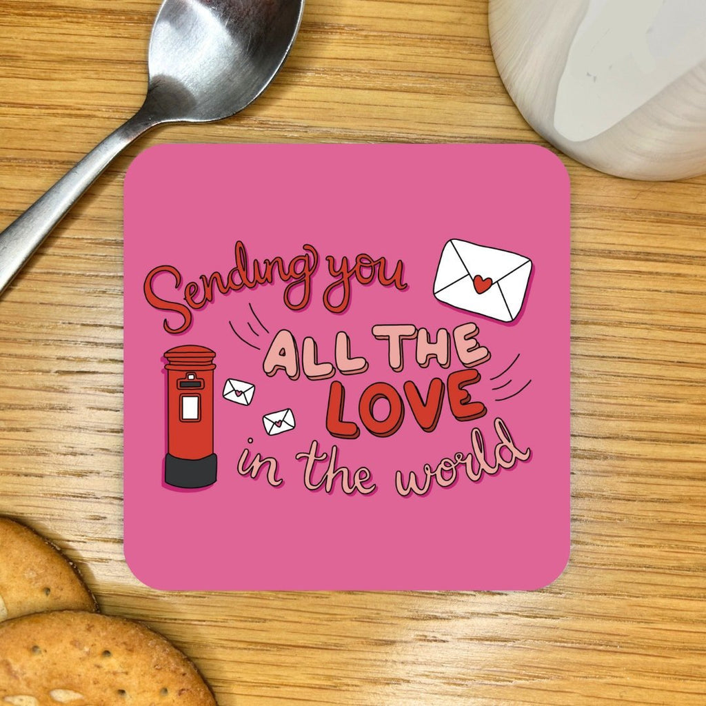 Sending Love Coaster - Spiffy - The Happiness Shop