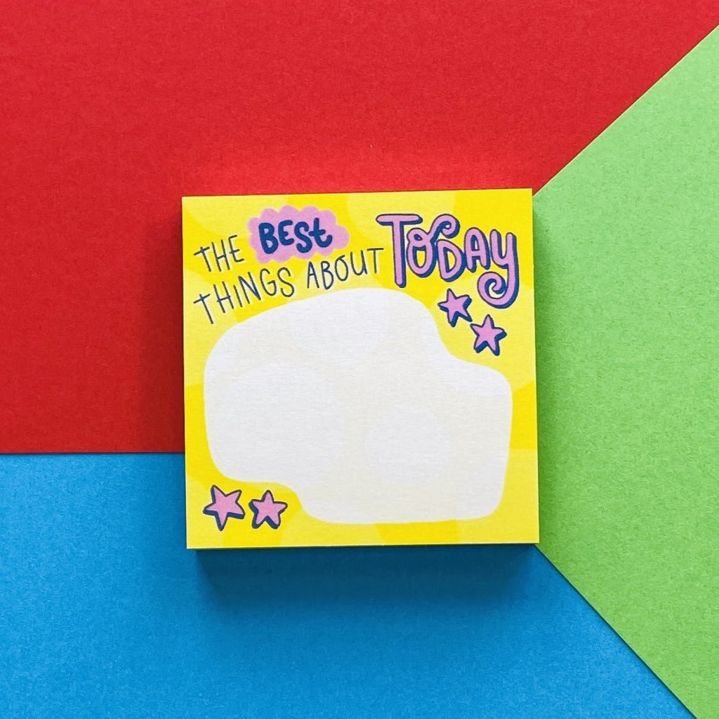 The Best Things About Today Sticky Notes - Spiffy - The Happiness Shop