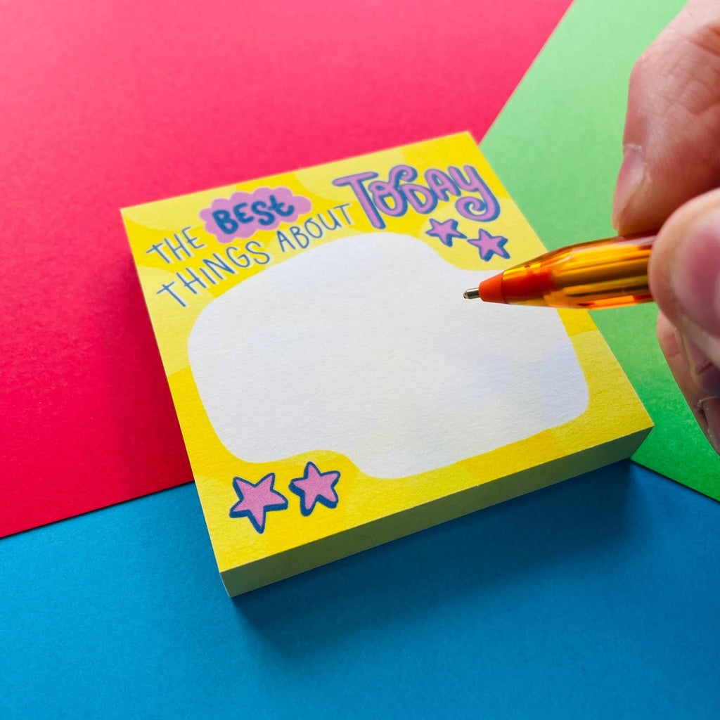 The Best Things About Today Sticky Notes - Spiffy - The Happiness Shop