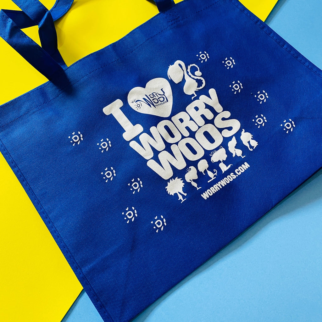 Worry Woo Tote Bag - Spiffy - The Happiness Shop