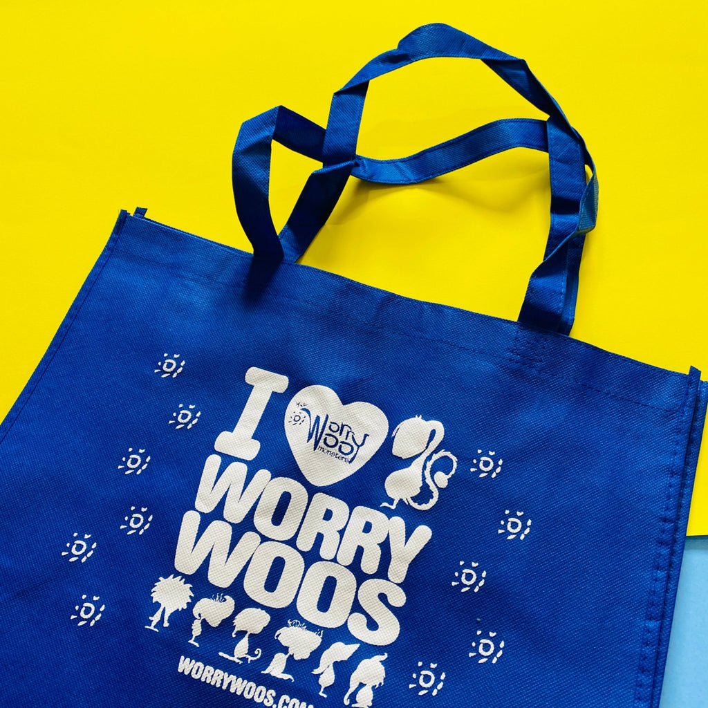 Worry Woo Tote Bag - Spiffy - The Happiness Shop