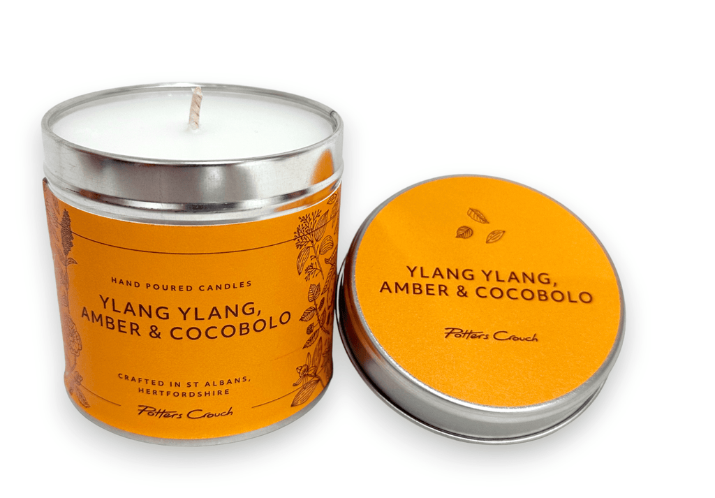 Ylang Ylang, Amber and Cocobolo Wellness Candle - Spiffy - The Happiness Shop