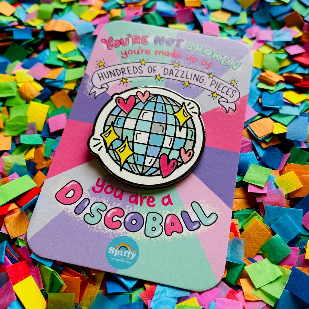 You Are A Disco Ball Enamel Pin - Spiffy - The Happiness Shop